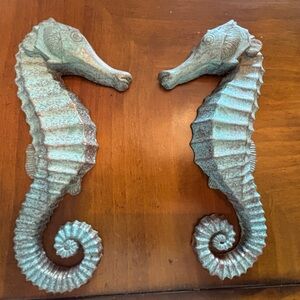 Rustic Seahorse Wall Accents